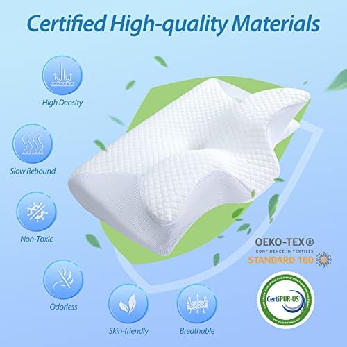 HOMCA Ergonomic Memory Foam Pillow