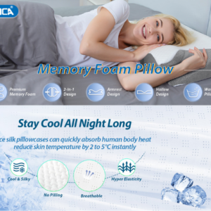 HOMCA Ergonomic Memory Foam Pillow