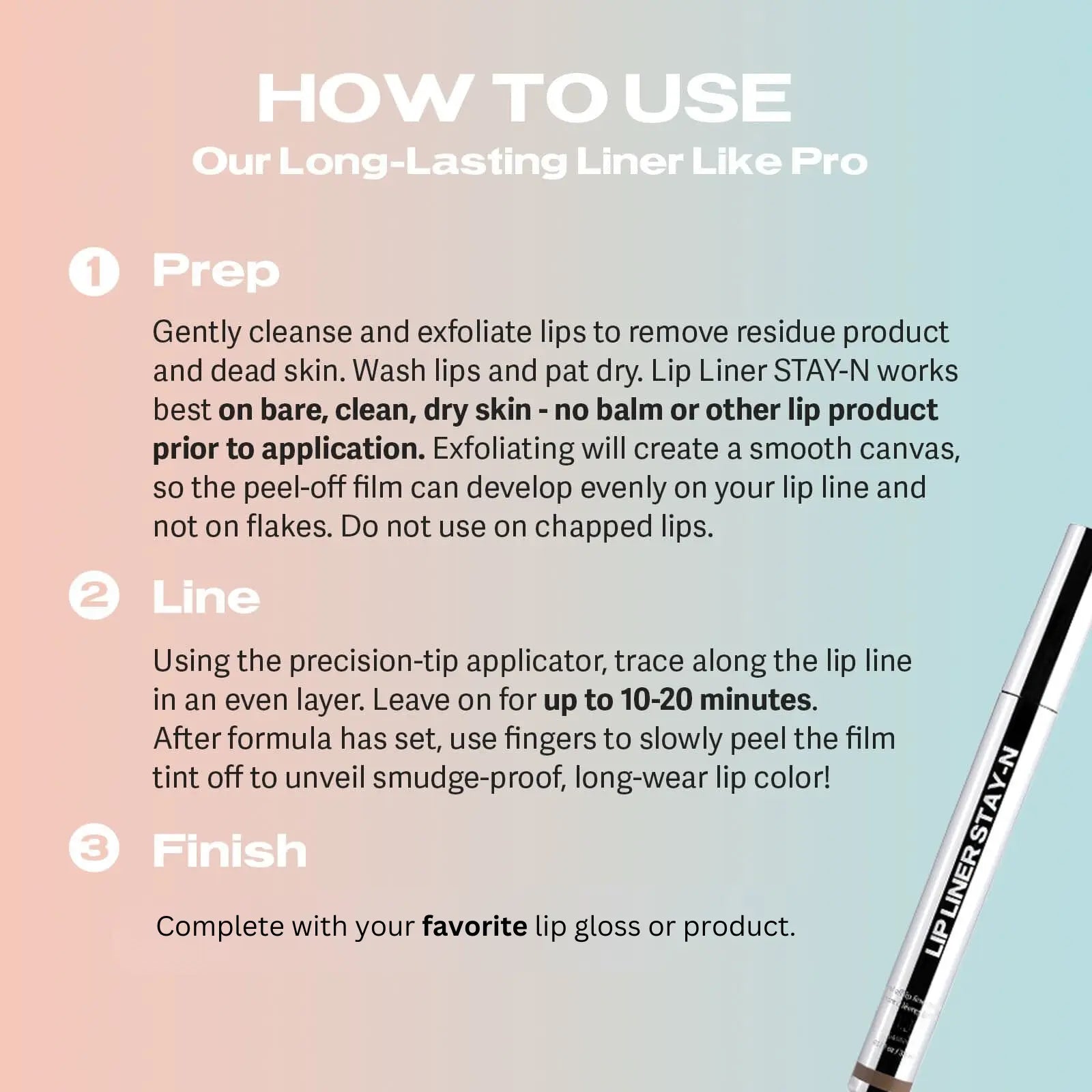 Lip Liner Peel Off – buy 1 get 1 free