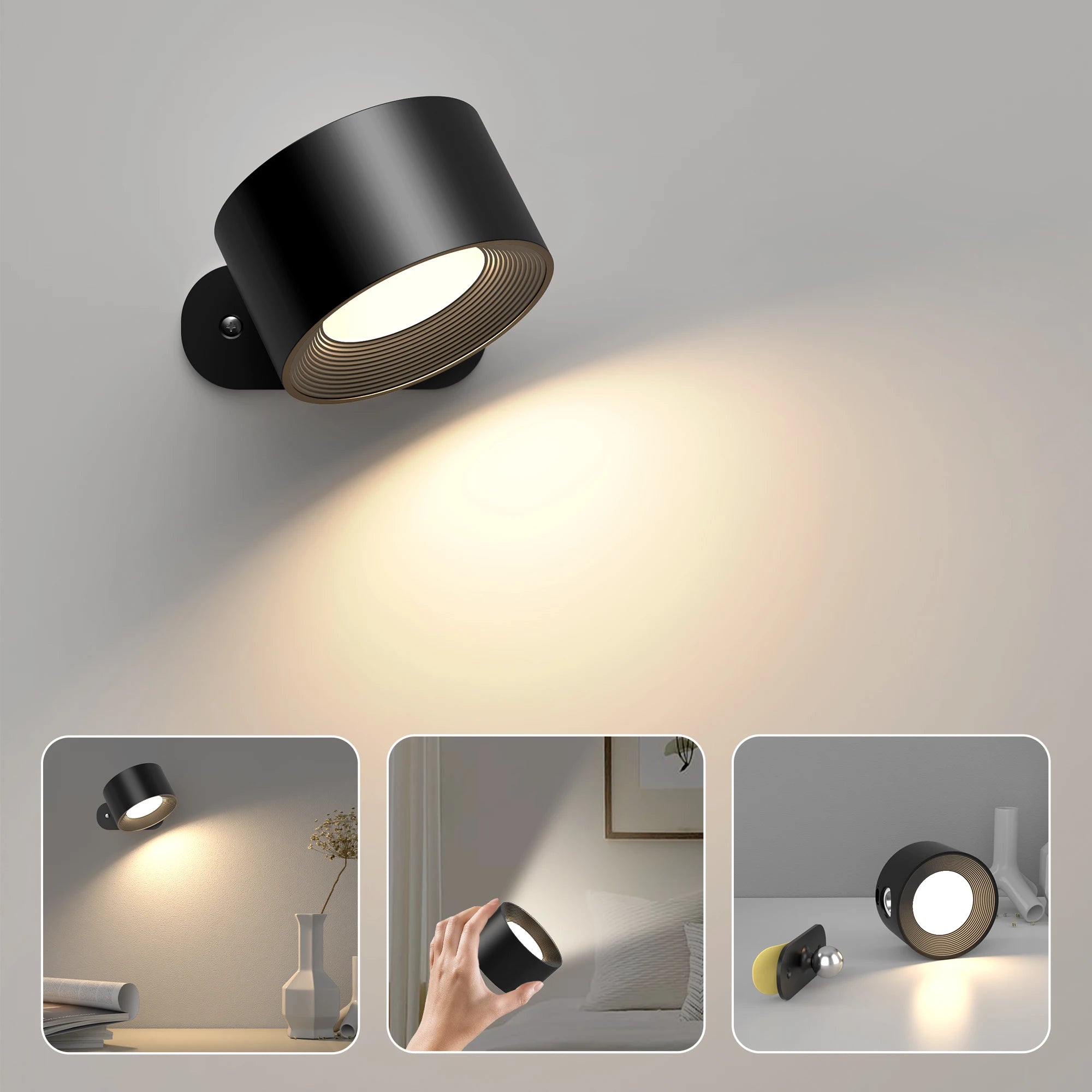 LumaGlo Cordless Wall Lamp