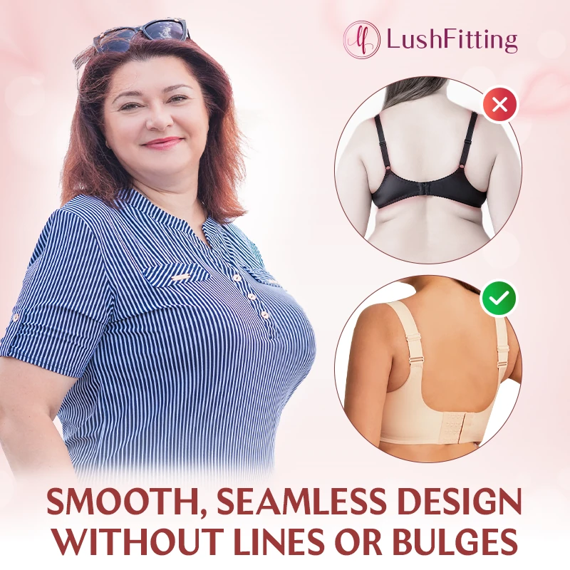 LushFitting – Lifting Anti-Sagging Wireless Adjustable Seamless Bra