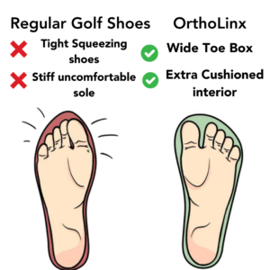 OrthoLinx Golf Shoe