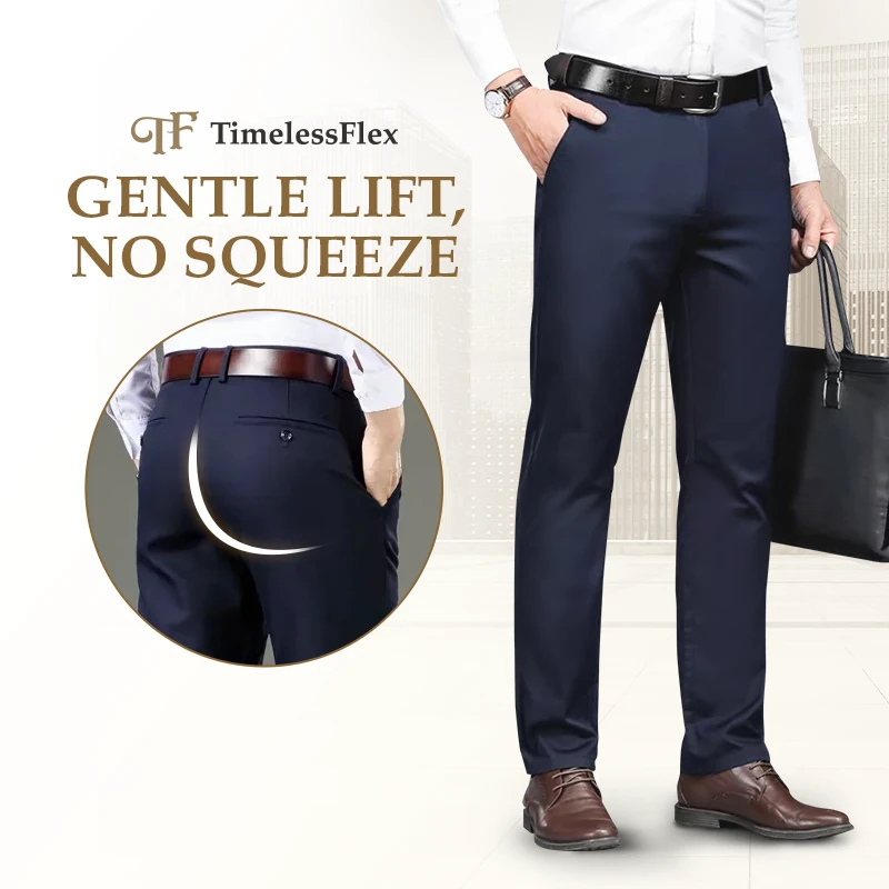 TimelessFlex – Men’s High Stretch Straight Fit Pants