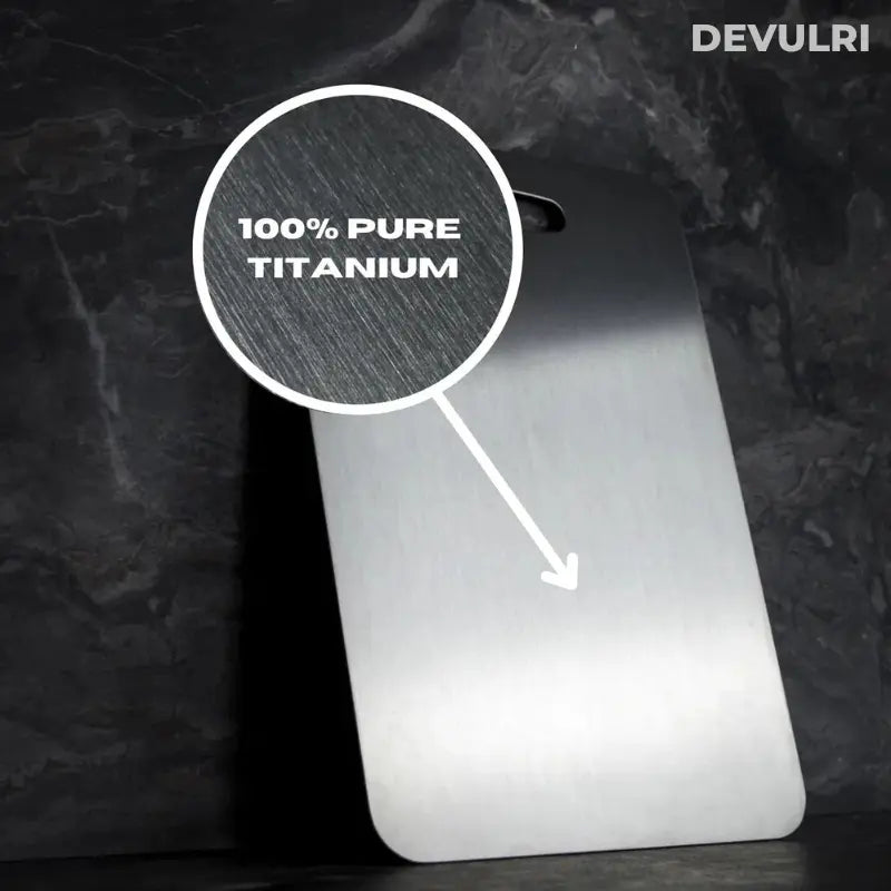 TitanBoard – Pure Titanium Cutting Board