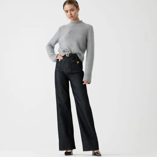 Tummy Control Sailor Wide Leg Trouser – 2024 Best Selling Jeans