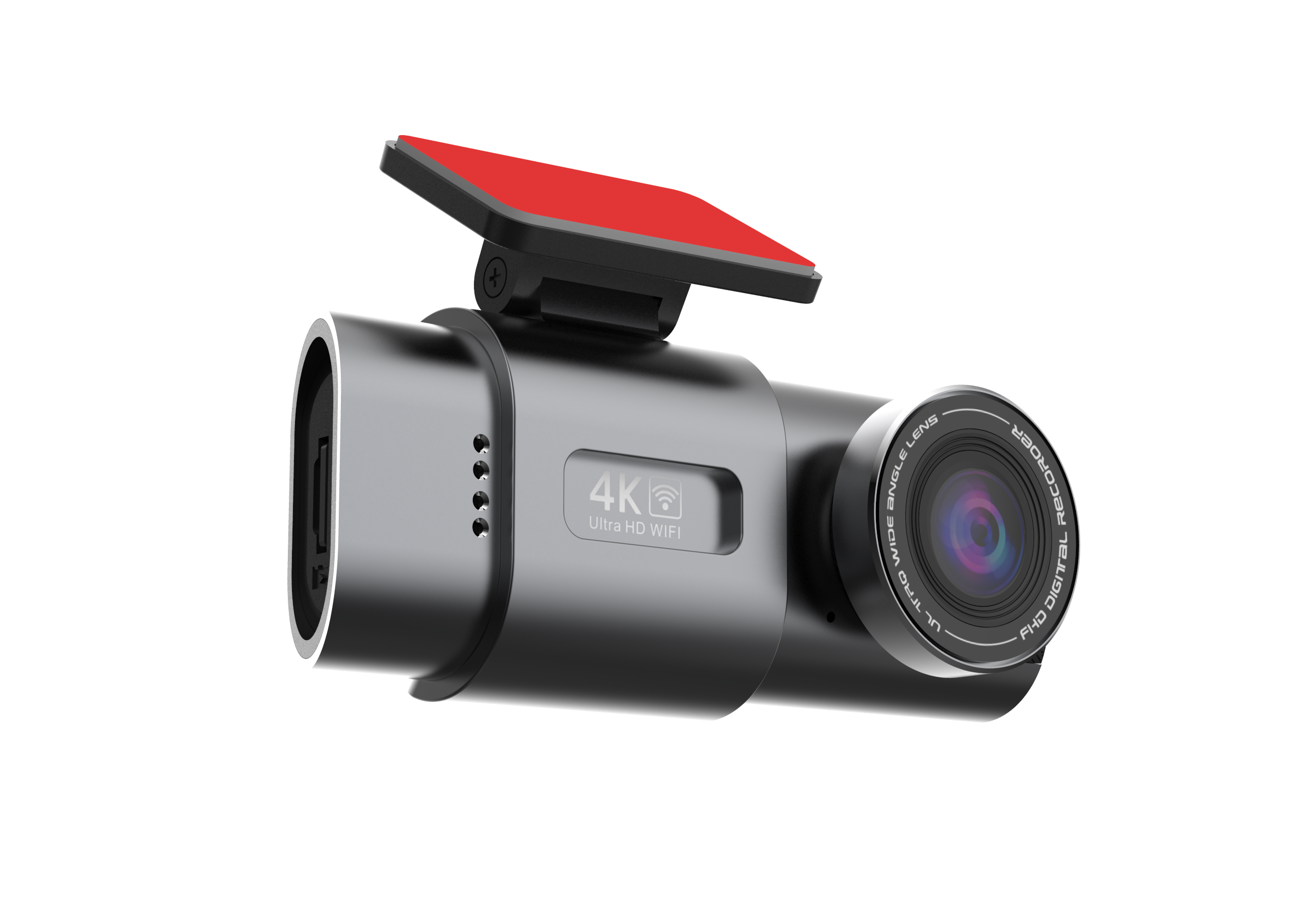 eCam Dual 4K Front Rear GPS Dash Cam WiFi And SD