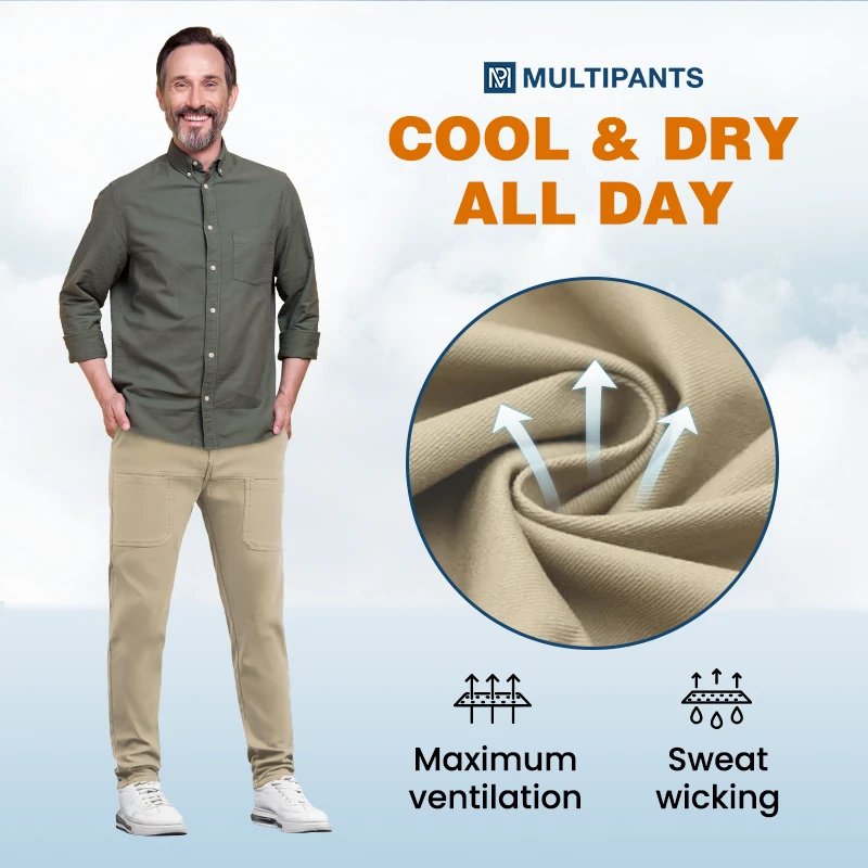 MultiPants – High Stretch Multi-pocket Durable Cargo Pants