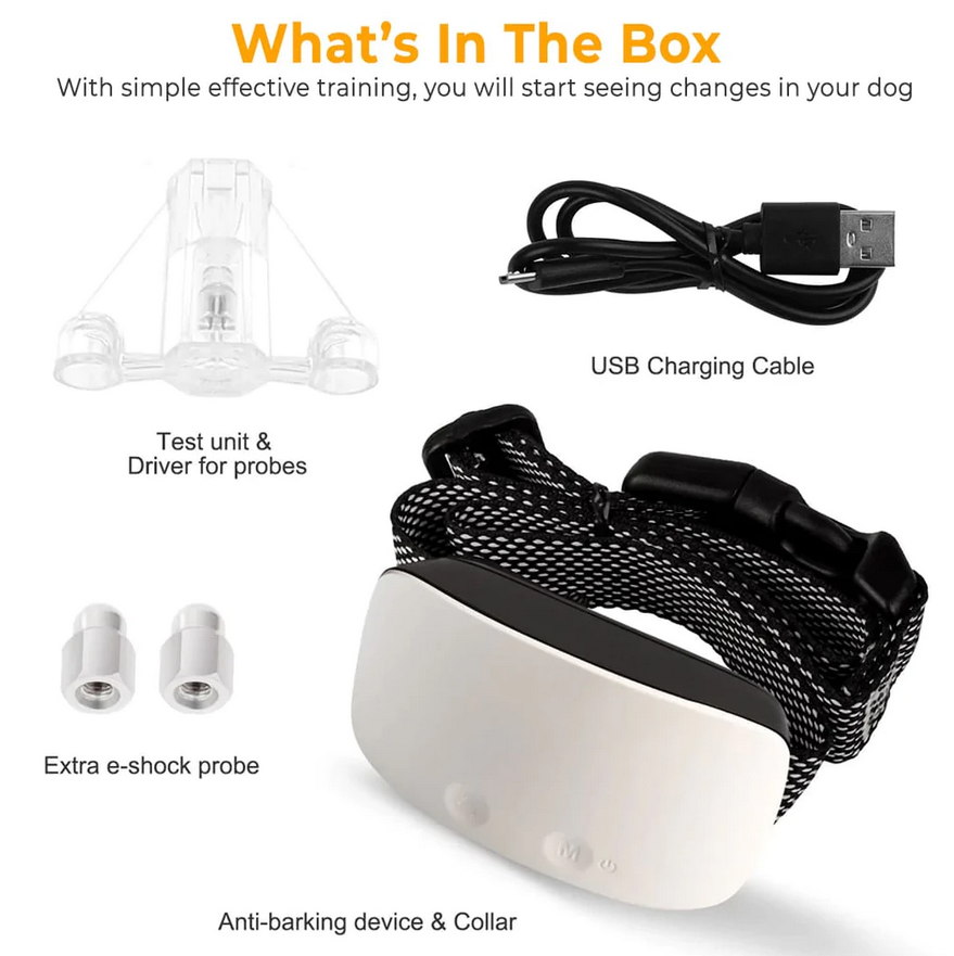 Rechargeable Anti Barking Collar For Dogs