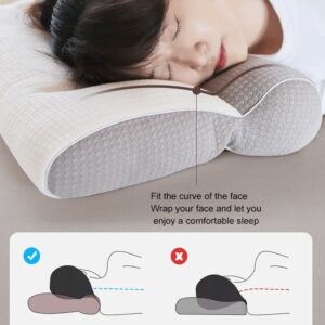 Sleep Enhancing Cervical Support Comfort Goose Down Pillow