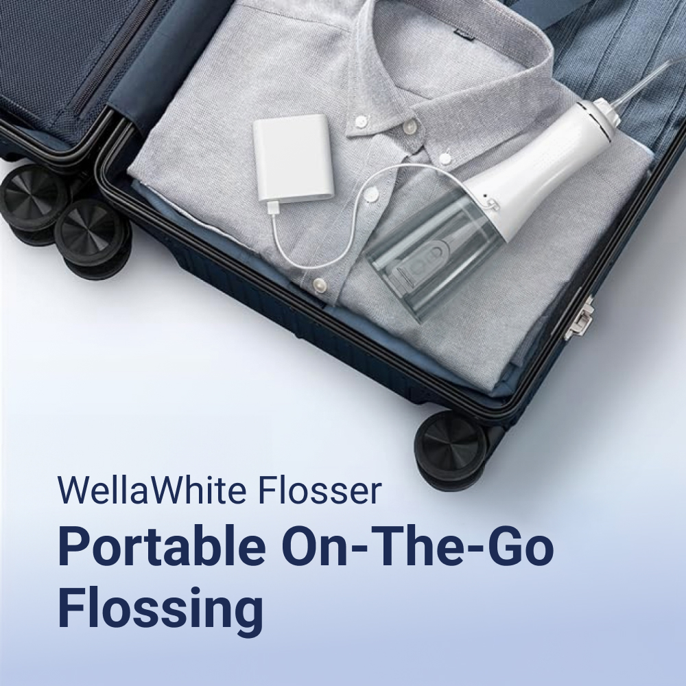 Clean & Healthy Gums With WellaWhite Water Flosser