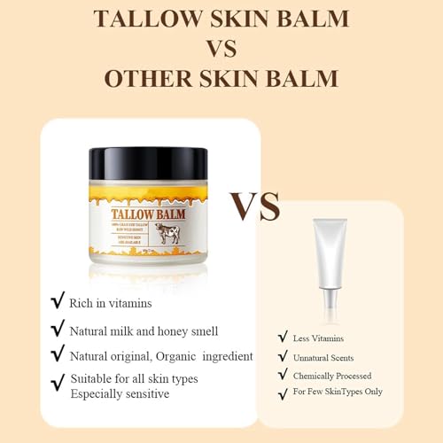 Nature’s Skincare – 100% Grassfed Tallow Balm (2oz)