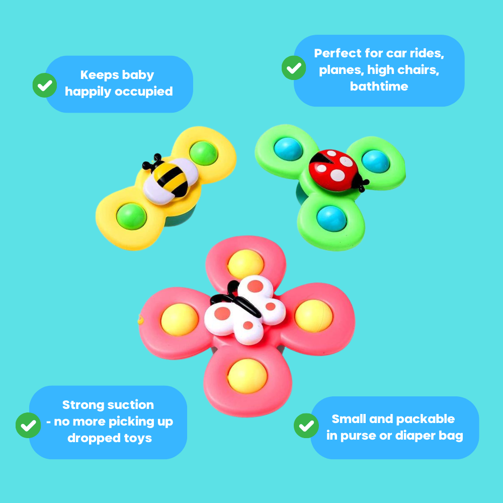 SpinFidgy – Baby Sensory Spinner Toys